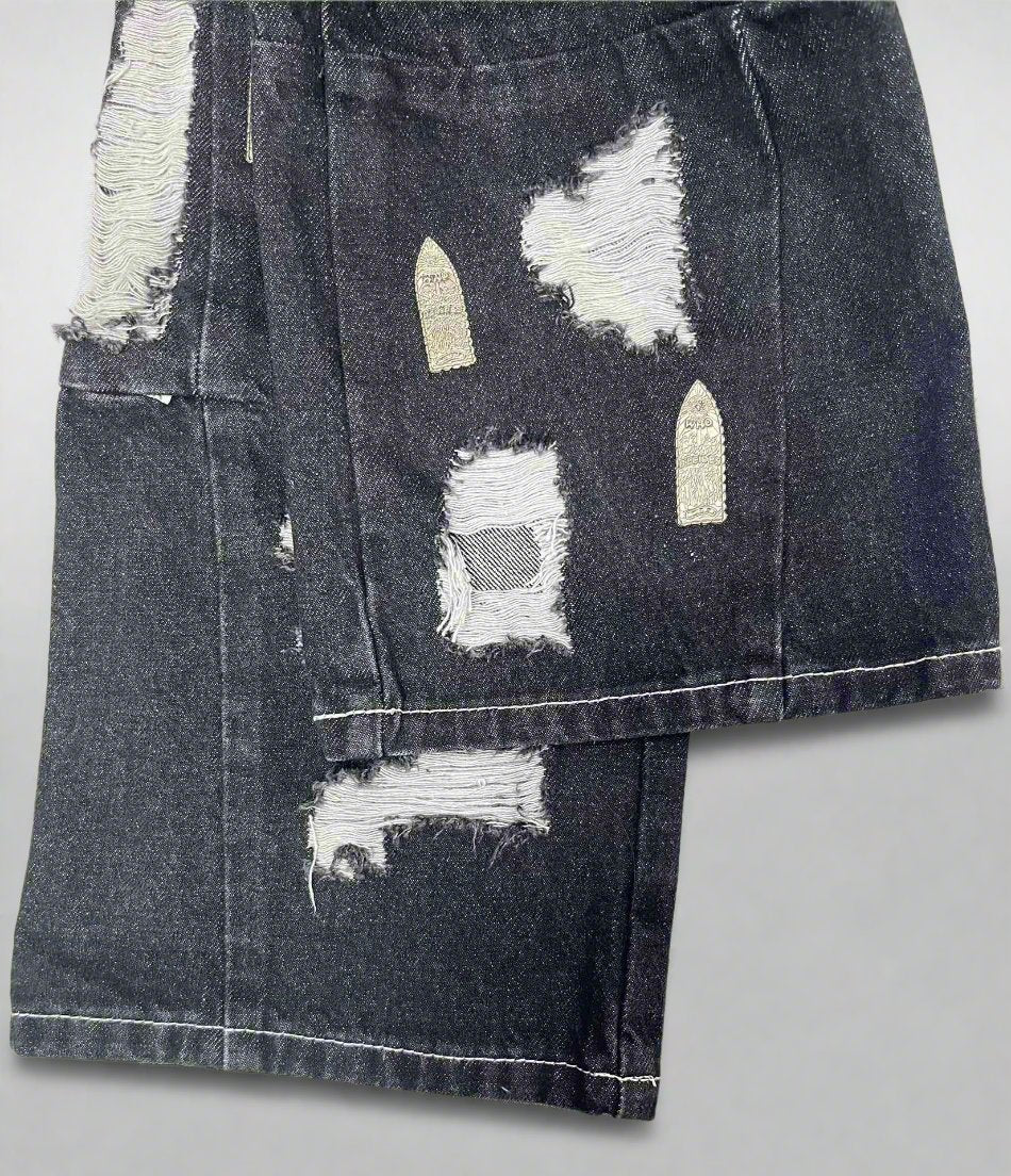Black Amplified Gnarly Jeans