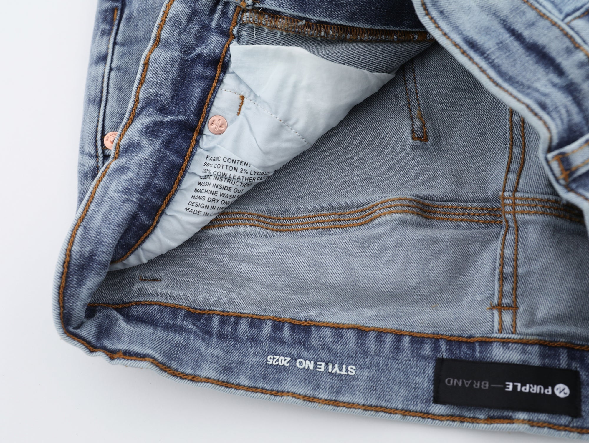 P128 Splattered Paint Jeans