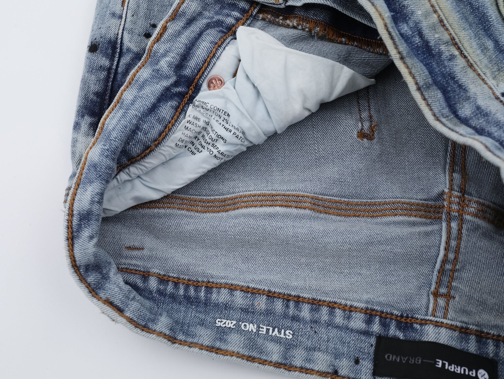 P132 Denim Brushed Jeans