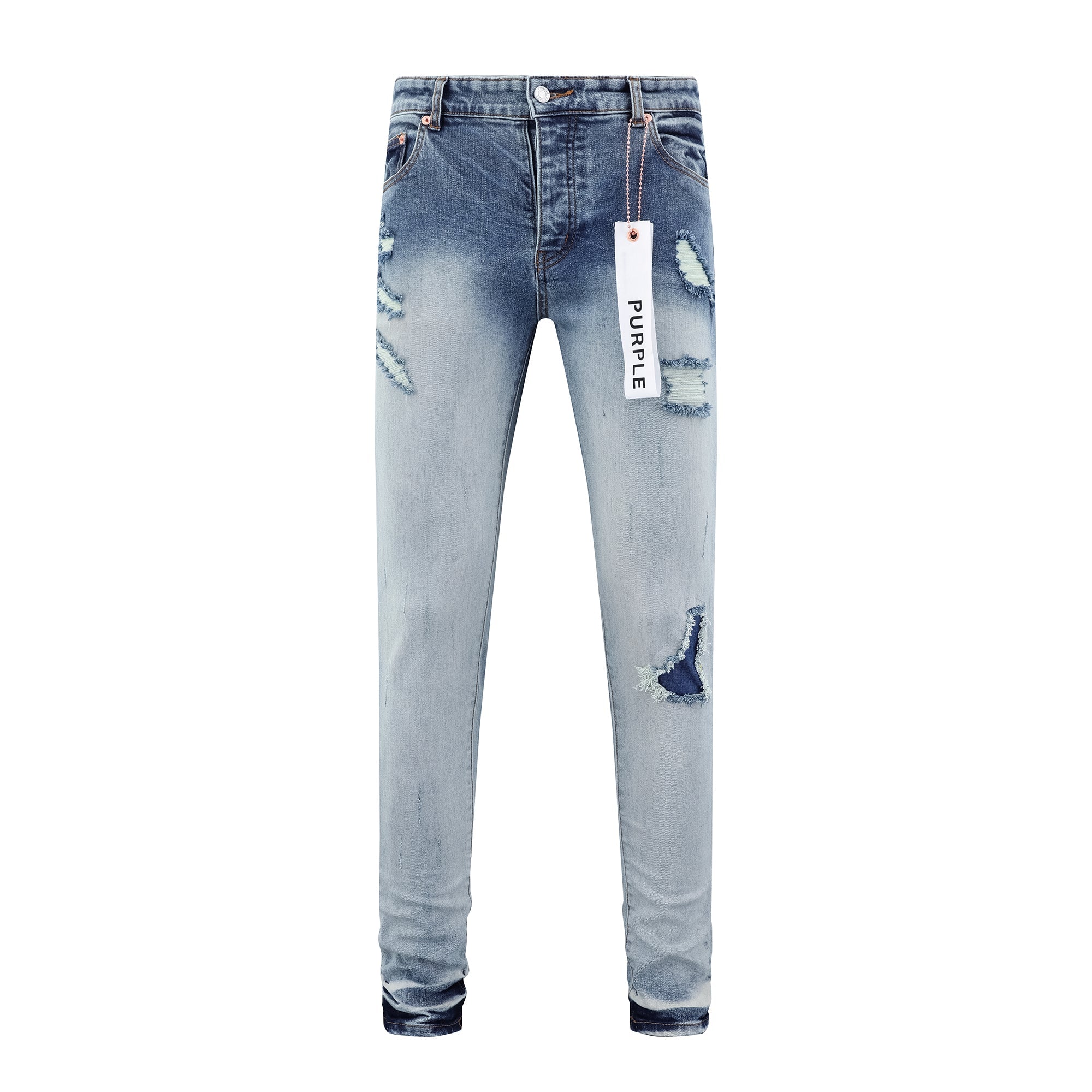 P130 Ripped Light Blue Jeans