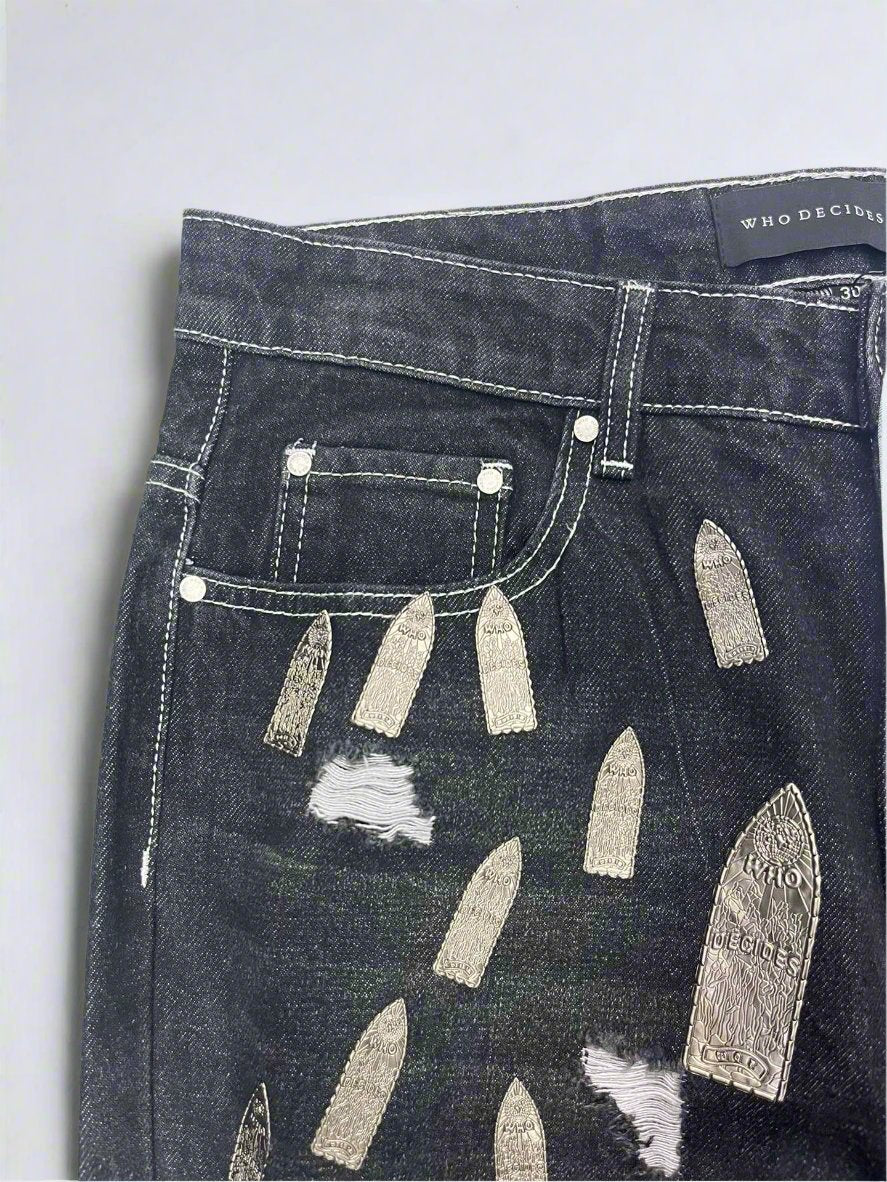 Black Amplified Gnarly Jeans