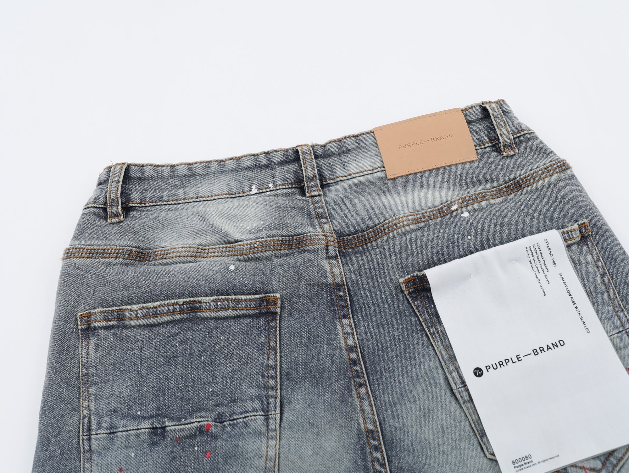 P505 Red/White dotted Jeans