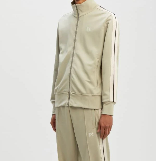 Paln Angles Track embroidered Dark Beige