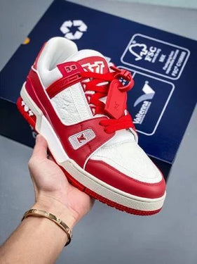 Red Trainer Sneakers