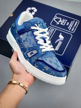 Denim Blue Trainer Sneaker